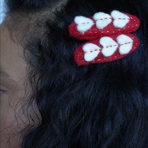 Felt Hair Clips